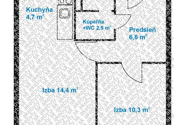 REZERVOVANÉ! 1,5 izbový byt Košice - Sever