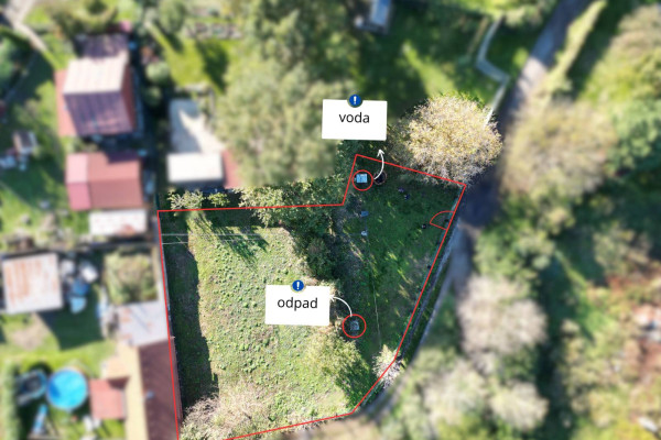 Pozemok v Košiciach 763 m²  (Južné Mesto) – voda, kanalizácia, elektrina