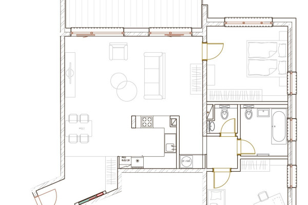 Exclusive 2-Bedroom Apartment-Popradská Street, Košice