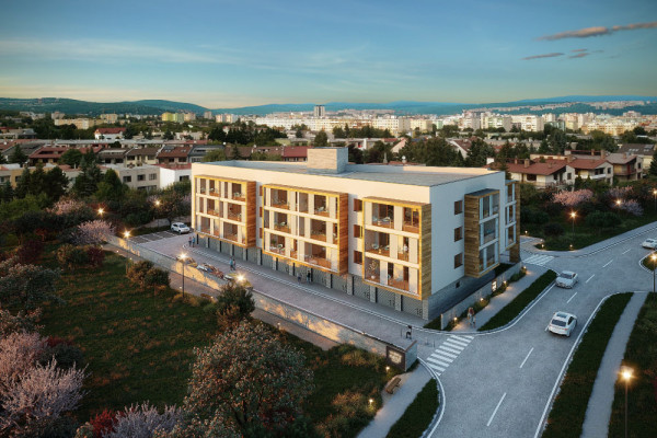 Exkluzívny 3-izbový byt s veľkým balkónom v rezidenčnom projekte NESTHOME – Popradská ulica, Košice – Terasa