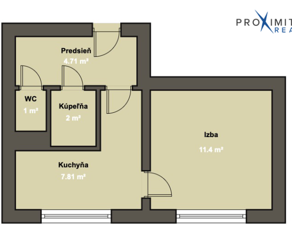 Na predaj investičný či štartovací 1zb.byt na Terase