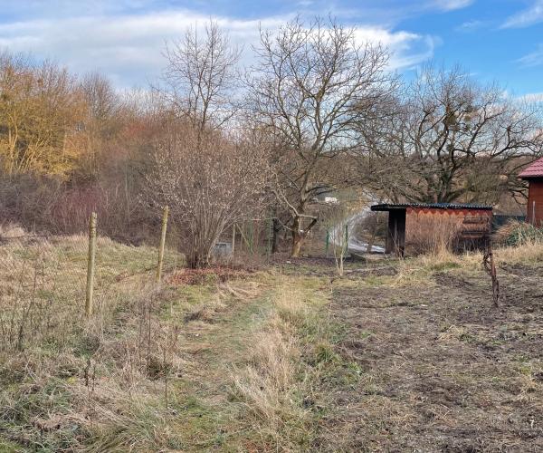 Krásna, slnečná a pokojná záhrada iba 7 minút od úplného centra mesta – Geder