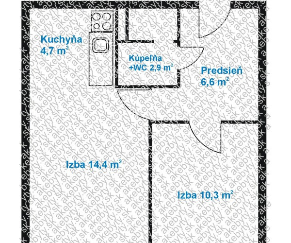 REZERVOVANÉ! 1,5 izbový byt Košice - Sever