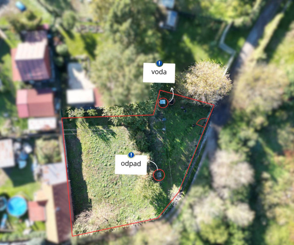Pozemok v Košiciach 763 m²  (Južné Mesto) – voda, kanalizácia, elektrina