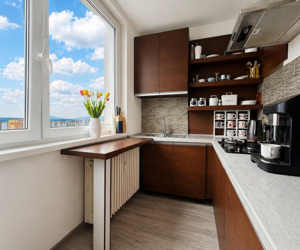 PANORAMATICKÉ BÝVANIE S VÝHĽADOM, KTORÝ VÁM UČARUJE: 3-IZBOVÝ BYT NA TERASE