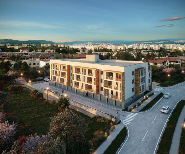Exkluzívny 3-izbový byt s veľkým balkónom v rezidenčnom projekte NESTHOME – Popradská ulica, Košice – Terasa