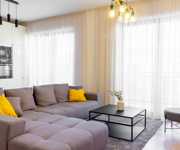 Residence Mestsky park - 3 rooms apartment, fully furnished, garage parking, Immediately free