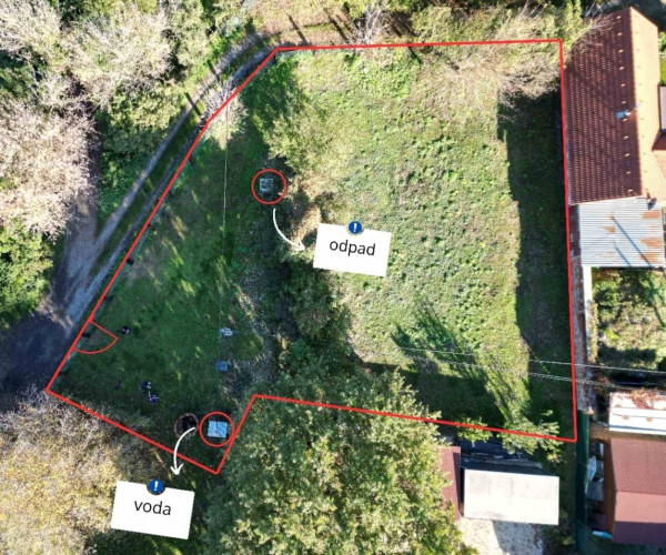 Pozemok v Košiciach 763 m²  (Južné Mesto) – voda, kanalizácia, elektrina