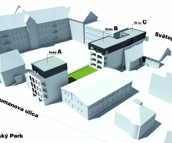 Krásny 4 izbový byt v Mestskom parku s výmerou 171,6 m2 - 3 TOWERS