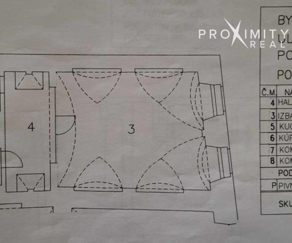 Meštiansky 1-izbový byt v historickom centre Košíc – Kováčska ulica - na predaj