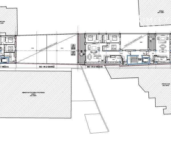 Luxus v CENTRE MESTA, 4 izb. byt o výmere 171 m2 s terasou