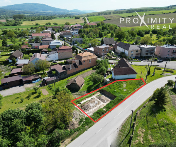 ZNÍŽENÁ CENA!Stavebný pozemok v Olšovanoch s vybudovanými základmi na dom