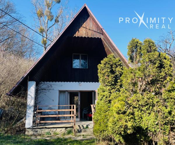 Mončí potok - Na predaj murovaná chata s rovinatým pozemkom – pokoj prírody na dosah mesta