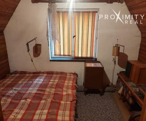 Mončí potok - Na predaj murovaná chata s rovinatým pozemkom – pokoj prírody na dosah mesta