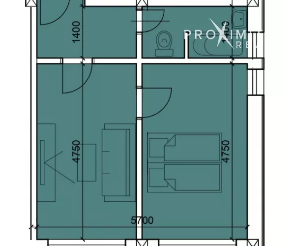 Anička Residence – 2. izb. apartmán pri parku Anička