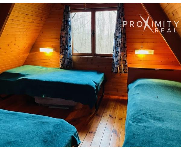 Útulná drevená chata pri jazere -Vyšná Kamenica