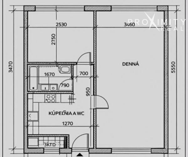 Štýlový 1,5-izbový byt po rekonštrukcii na Prenájom v lukratívnej časti Jazera - Azovská