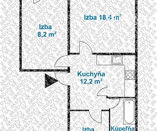 Na predaj 3-izbový byt – Čínska ulica