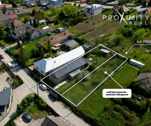 Rodinný dom s možnosťou rozšírenia bývania a veľkým pozemkom – Valaliky