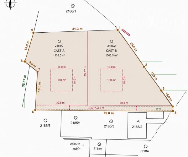 2 samostatné stavebné parcely (2x 1303,5 m²) na Zemplínskej šírave – stredisko Hôrka