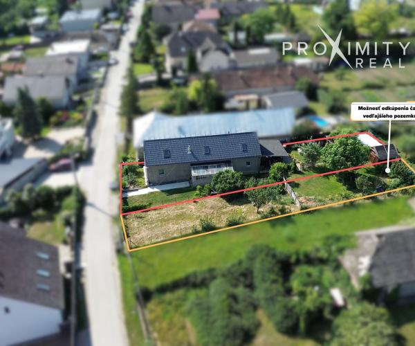 Rodinný dom s veľkým pozemkom a možnosťou odkúpenia časti susednej parcely – Valaliky