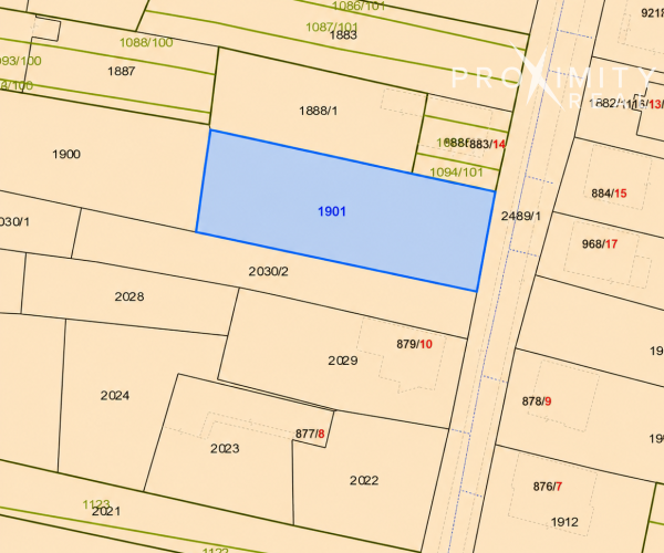 🥇 Rovinatý pozemok 959 m² | Poproč pri Košiciach