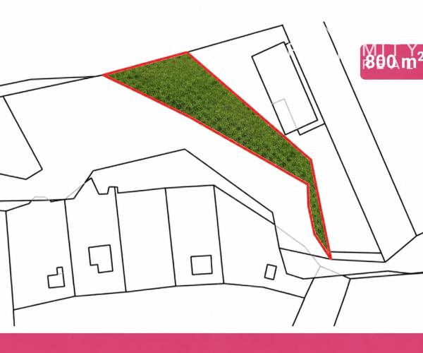 Predaj slnečného, rovinatého pozemku- záhrada 800 m² – Byster (Sady nad Torysou)