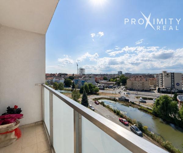 Na predaj priestranný 1-izbový byt s dvoma loggiami na Tyršovom nábreží - Staré mesto - Košice