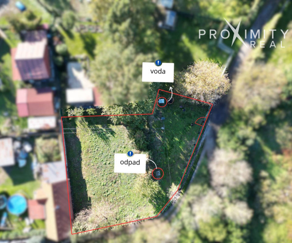 Pozemok v Košiciach 763 m²  (Južné Mesto) – voda, kanalizácia, elektrina